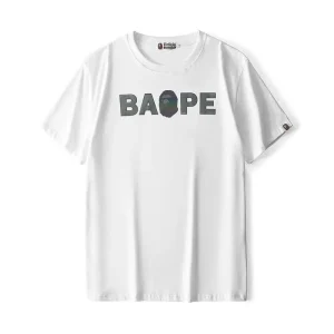 BAPE Logo Graphic White T-Shirt