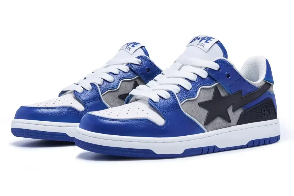 BAPE SK8 STA Royal Blue Low Top Sneakers