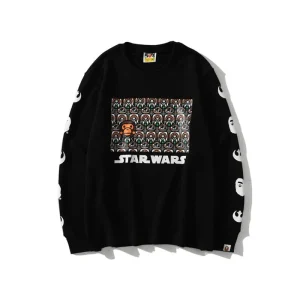BAPE x Star Wars Republic Black Sweatshirt