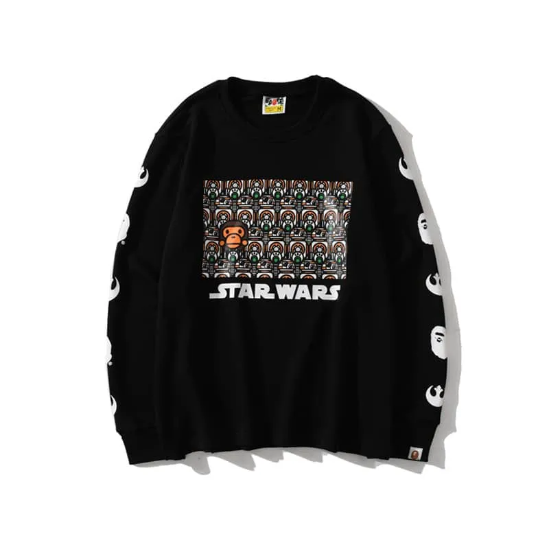 BAPE x Star Wars Republic Black Sweatshirt