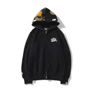 Bape Black Shark Full Zip Hoodie